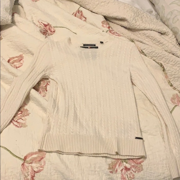 Superdry Sweaters - White chasmere sweater Superdry Sweaters - White chasmere sweater